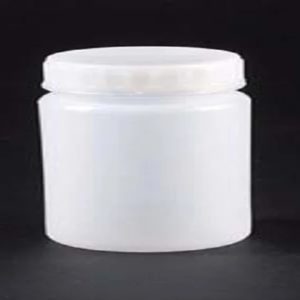 Milky white jar
